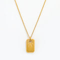 Joolim Jewelry 18K Gold Plated Hexagram Pendant Necklace Trendy Necklace