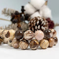 Wholesale Natural Australian Zebra Jasper Gemstone Round Healing Power Loose Beads for Jewelry Making Bracelet