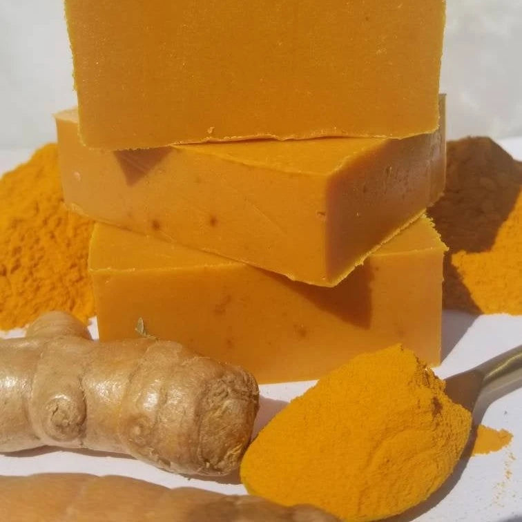 Face Care Whitening Handmade Ginger Original Kojic Acid Papaya Tumeric Lighting Soap