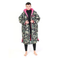 Wholesale Custom Printing Camo Sea Beachsurf Outdoor Swimming Changing Robe  Waterproof