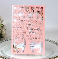 Customized Personalized  Laser Cut Tree Fall Wedding Invitation Business Birthday Party Invitation Card for Engagement Quinceane