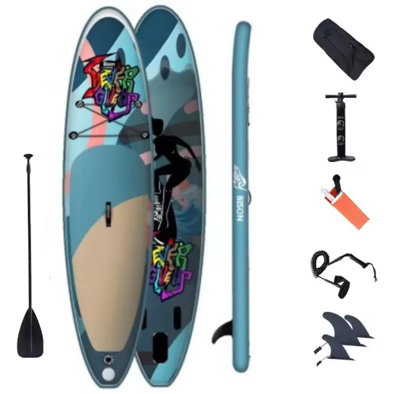 Paddle Board Whosele Inflatable Surfboard Stand up Fishing Board Water Sports Surfboard Fallow Surf Board