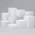 SHP Wholesale Clear Acrylic Buffet Riser for Wedding Party Custom Logo Durable Acrylic Pedestal Riser for Store Display