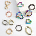 Quality Custom Metal Alloy Purse Gold Color Oval Spring Hook  Clasp O Flat Snap Gate O Shape Ring Spring Ring for Handbag
