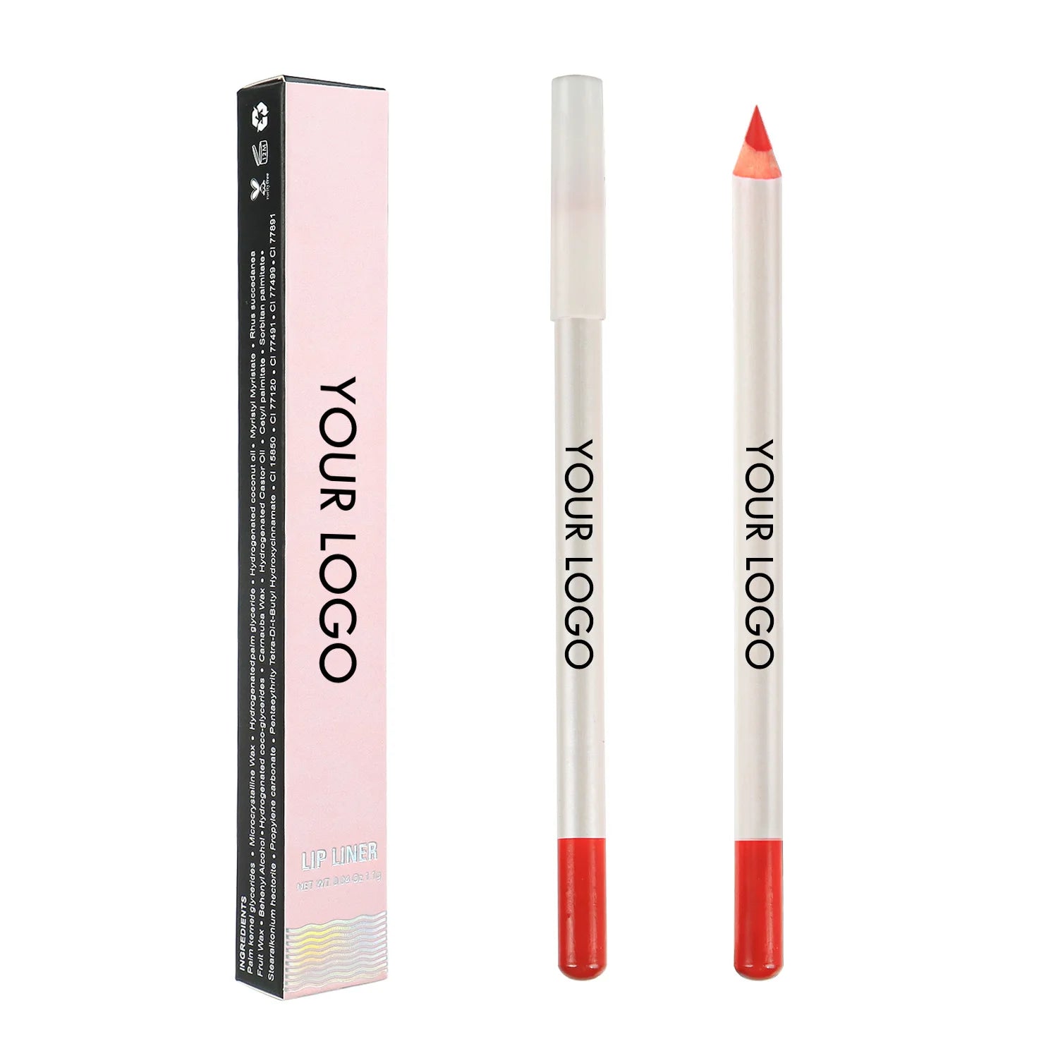 Brown Lip Liner with Custom logo Transfer Proof Ready to Ship Best Quality Lip Liner Private Label Luxury