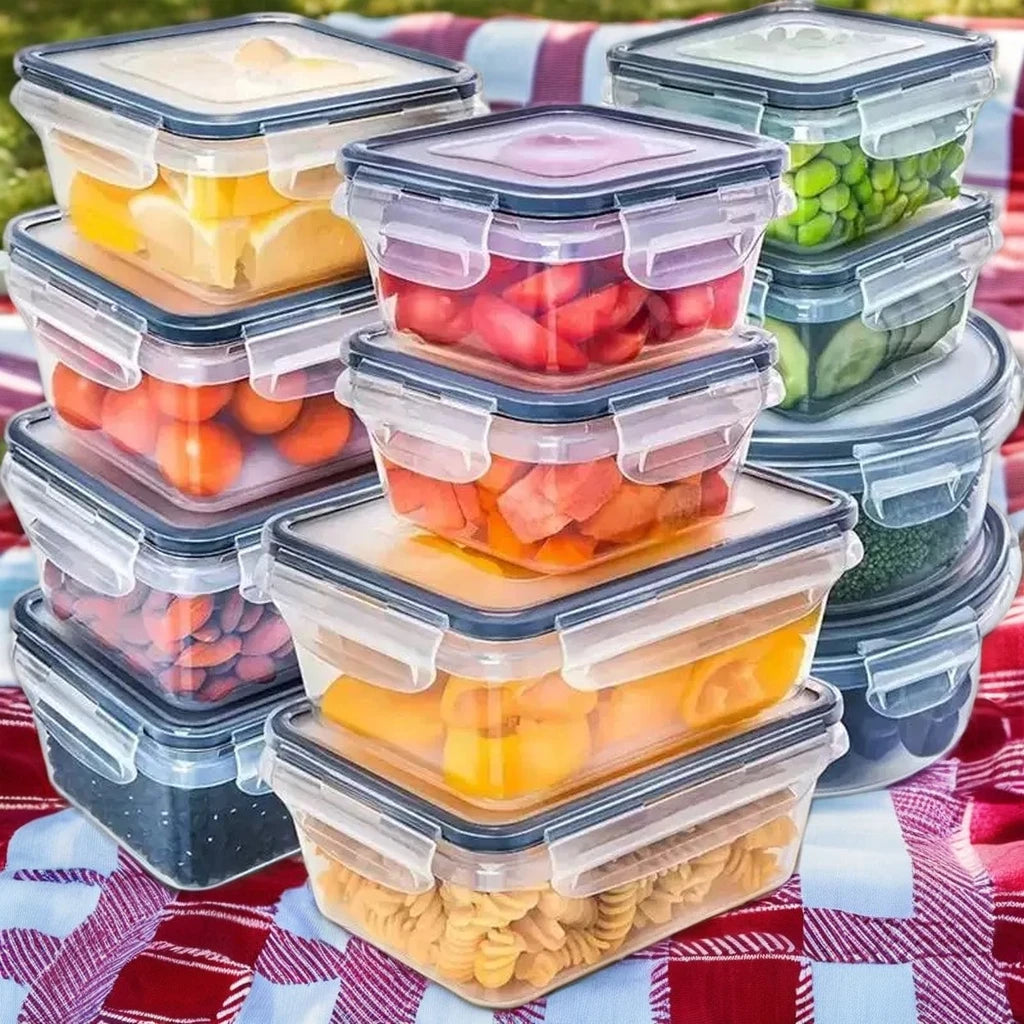 Hot Selling Customized Durable Food Grade Clear Plastic Crisper Lid Kitchen Refrigerator Freezer Storage Vegetable Fruit Box