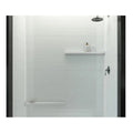 Modern 6 "*24" Smooth Culture Marble White Shower Wall Panel for Hotel 3D Model Design Solution for Shower Surround Tubs