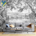 Custom 3D Floral Mural Wallpaper for Home & Office Modern Luxury Waterproof Fabric Wall Decor in Living Room & Bathroom