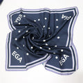 Women's Digital Print Silk Scarf Square Style on Sale
