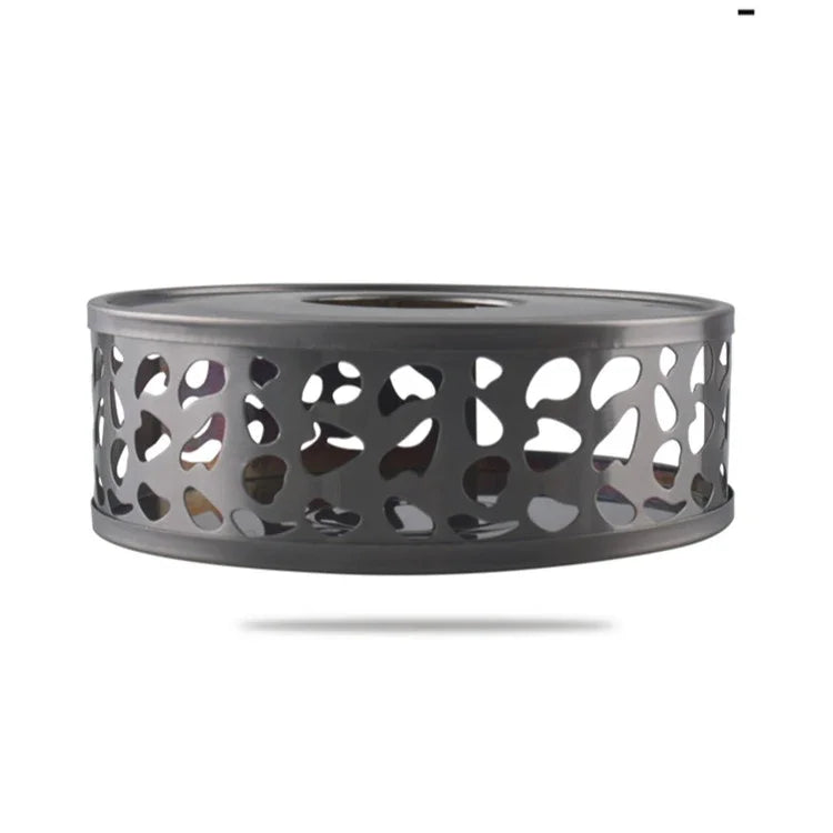 Modern Stainless Steel Light Wax Candle Warmer Teapot Round Shape Heating Base for Coffee & Tea Superior Quality Novel Design