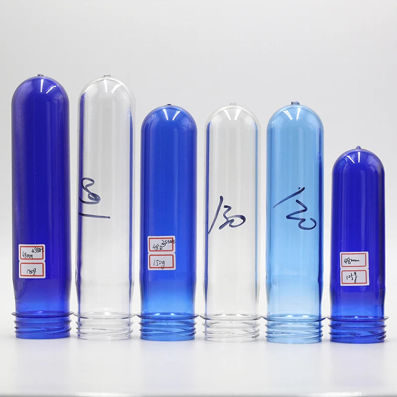 High Quality Preform 48mm 85g-180g Water Bottle Preforms Custom Color Pet Preform