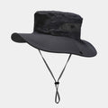 Custom Fisherman Sunscreen Uv-Proof Quick Drying Pony Tail Cap Bucket Hat Manufacturer Sun Hats for Men Protection
