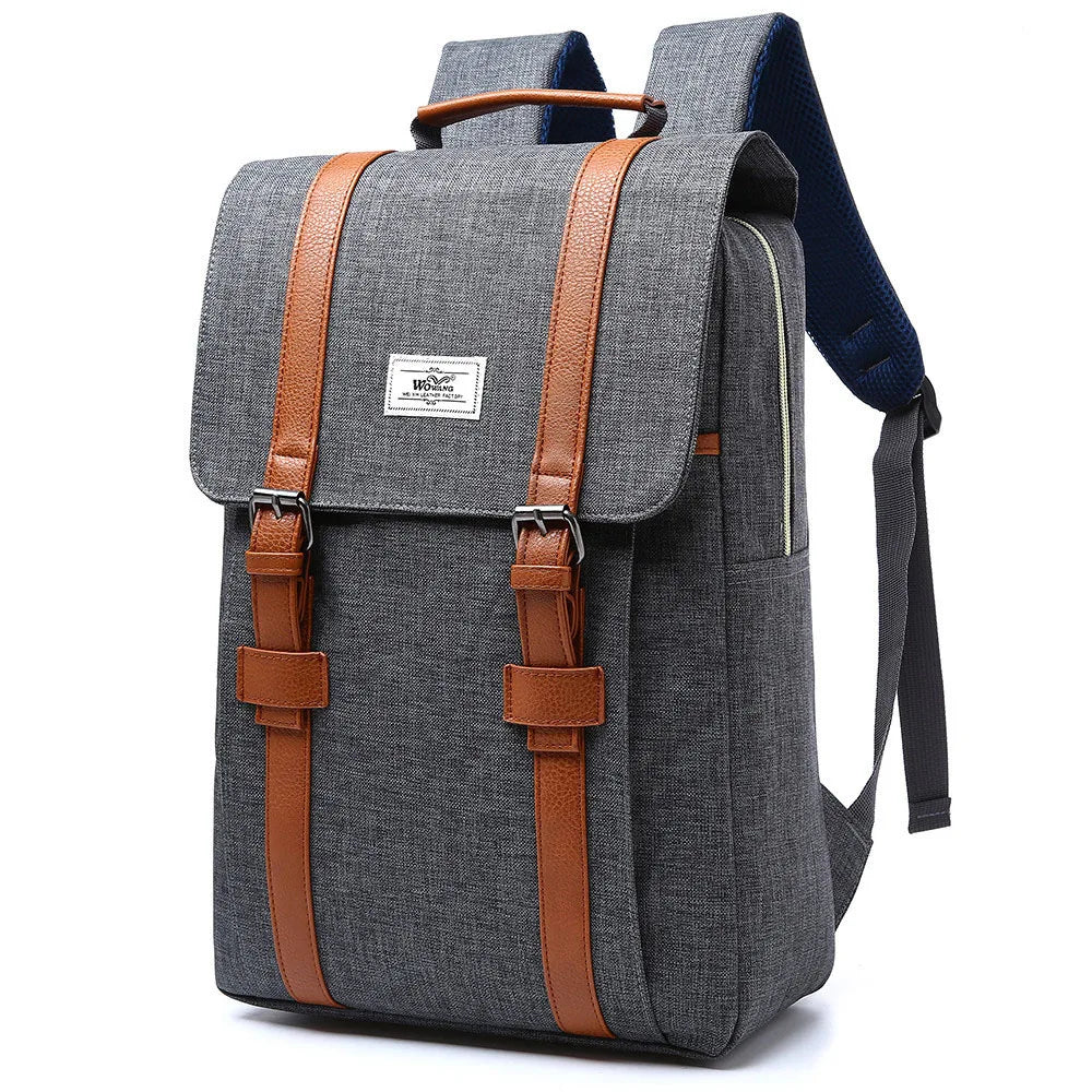 Vintage Men Women Canvas Backpacks School Bags for Teenagers Boys Girls Large Capacity Laptop Backpack Fashion Men Backpack