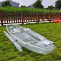 Resort Four Season PC Boat Canoe Transparent Clear Glass Crystal Clear Kayak 2 Person Fishing Amusement Leisure