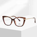 Anti Blue Light Computer Glasses Metal Cateye Quality Comfortable Optical Spectacle Eyeglasses Frames for Women 2023 Glasses