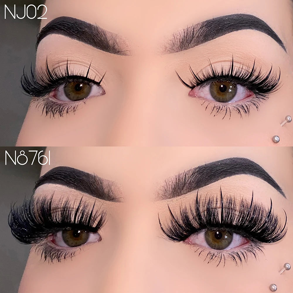 Eyelash Vendor Customized Boxes 18MM-20mm Faux Mink Lashes 3D Faux Cils Private Label Super Vegan Lashes
