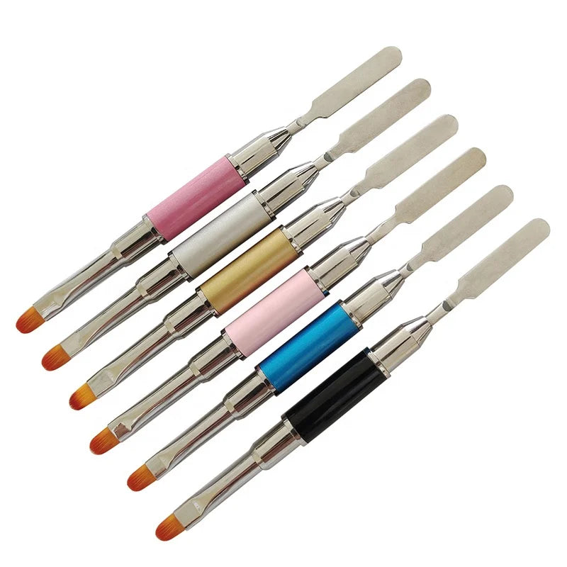 Double-headed Nail Art Brush Pen Nail Painting Draw Take the Glue Pen Set Art Tool Supplier for Salon