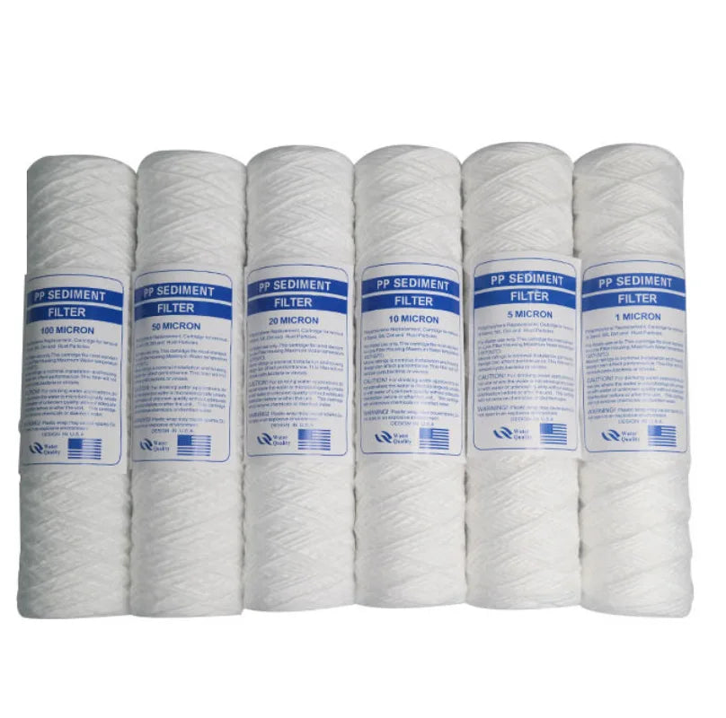 Zhilv OEM PP Core String Wound Filter element 5 10 30 Micron Corrugated Polypropylene Filter Cartridge