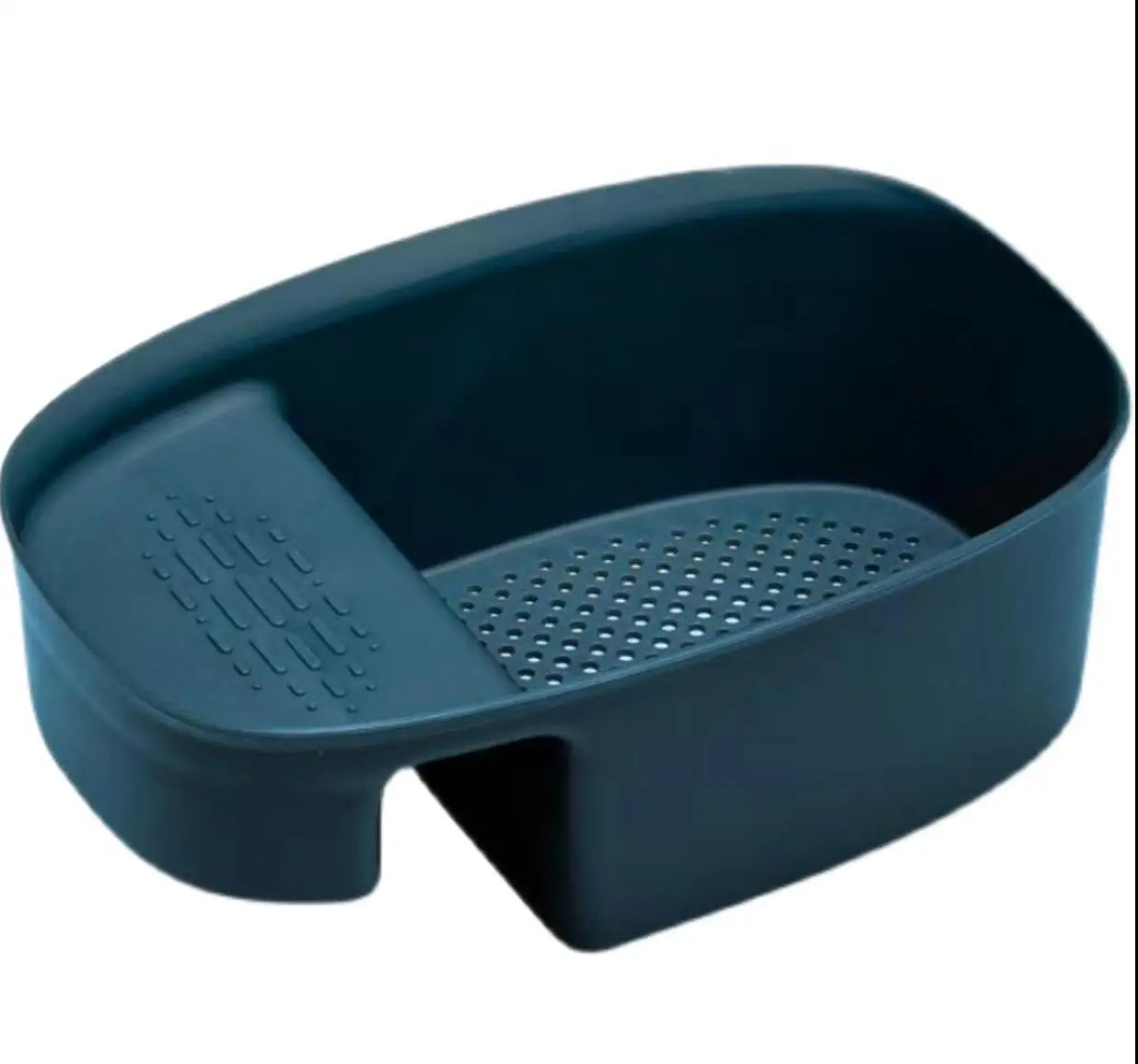Modern Multifunction Saddle-shaped Mesh Strainer Sink Colander Drain Basket for Kitchen Waste Vegetable Fruits Durable