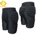 Men's Custom Compression Gym Shorts with Rib Hip and Thigh Protector Padding Soccer Wear