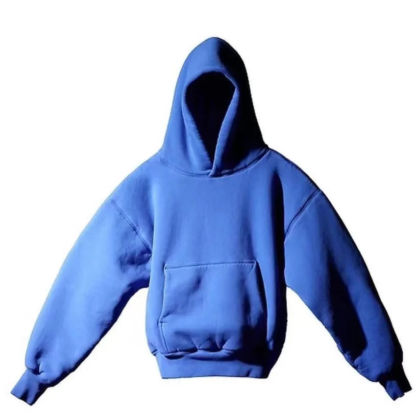 Custom Logo 400gsm Factory Casual Hoodies Blank Hoodie Heavyweight Warm Fabric Mens Blank Color Hoodie