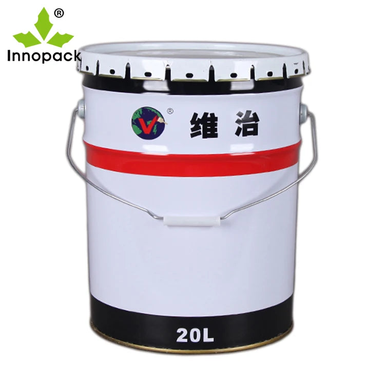 18 Liter Printed 20 Liter Paint Metal Steel Bucket With Lid for Sale