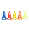 Wholesale 9 Inch Indoor Outdoor Training Sport Cone Soccer Flexible Cone Sets Marker Cones for Kids Dogs Training