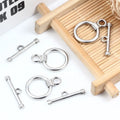 Wholesale OT Toggle Clasp Connector Steel and Stainless Steel Buckle for DIY Jewelry Making Bracelets and Necklaces