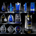 Small Bridge Wholesale Customization Sports Champion Second Third Place Award Crystal Trophy With Factory Price