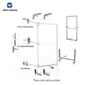 Pre-installed LED Strip Tradeshow Lightbox 1*2m Advertising LED Backlit Polyester Free Stand SEG Light Box