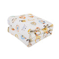 Kids Woven Cartoon Printed Weighted Blanket Natural Cotton Premium Glass Beads Heavy Weighted Blanket