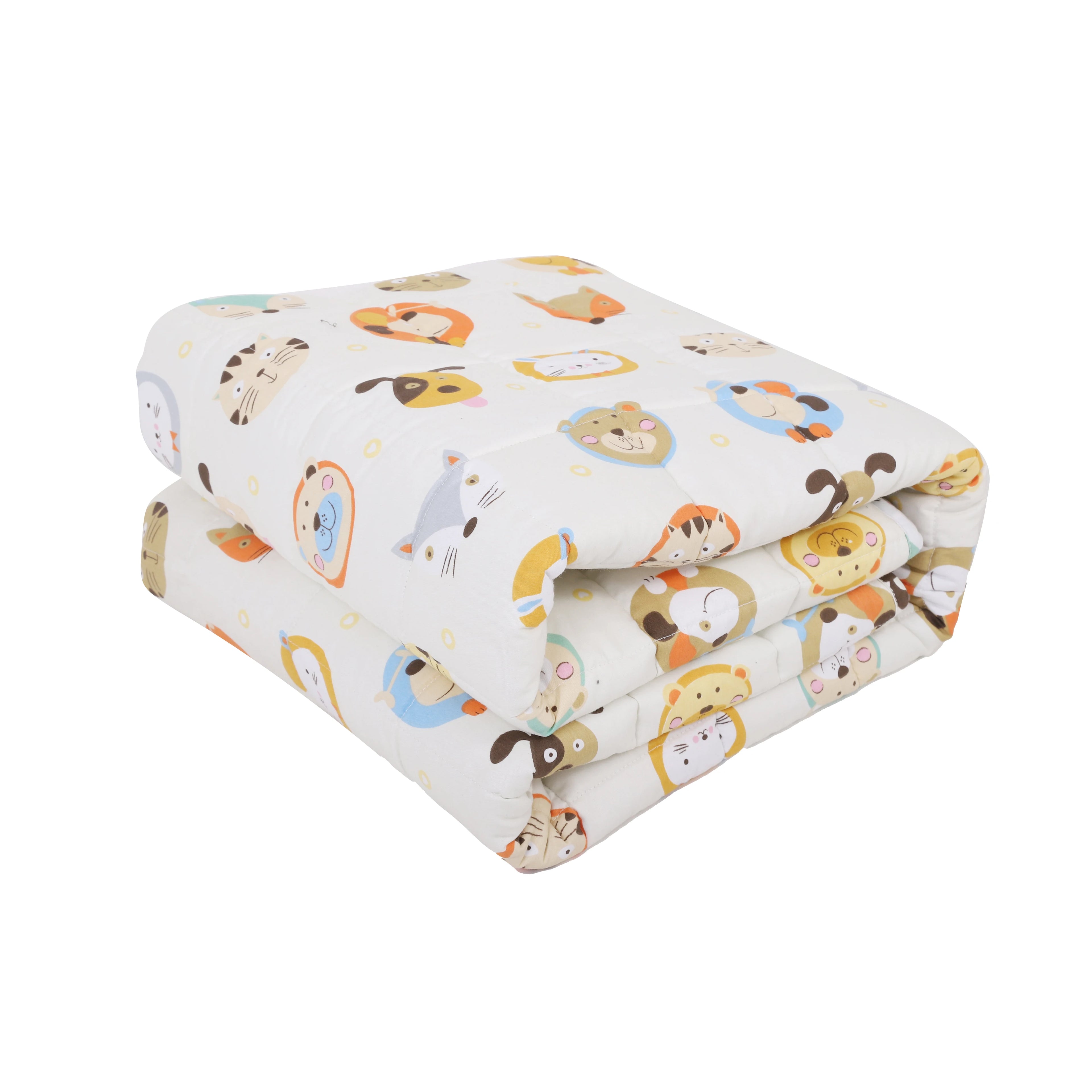 Kids Woven Cartoon Printed Weighted Blanket Natural Cotton Premium Glass Beads Heavy Weighted Blanket