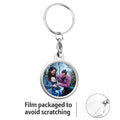 Factory Wholesale Stainless Steel Keyring Photo Keychain Frame Blank Keychain for Diy Gifts