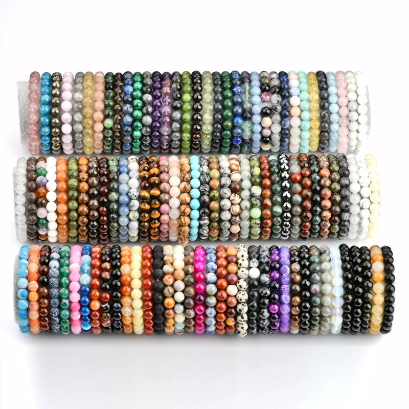 Natural Healing Stone Bead Bracelets for Women Jewelry Pulsera Mujeres  Gem Stone Bracelet