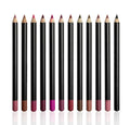 Hot Selling Waterproof Cosmetic Lip Liner Pencils High Pigment pink Lip Liner