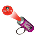 Hot Selling Custom Logo LED Projector Torch Keychain Stylish Cans Style for Beverage & Beer Promotional Gift for Companies