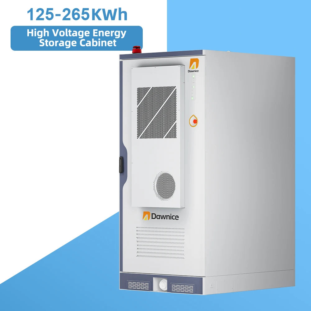 125KW Solar Kit 125KW 265KWh Hybrid Inverter Solar Energy System All-in-One Solar Kit Energy Storage Battery Cabinet