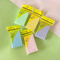 12Pcs/bag Compressed PVA Facial Clean Sponge Super Soft Oval Shaped Biodegradable Face Wash Pad Exfoliating Remove Cleanser Puff