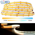 COXO CCT Cob Led Strip Light Dimmable Three Colour Flexible Ce Rohs Cct Cob Led Strip
