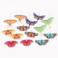 Fashion Factory Price 2024 Colorful Printed Butterfly Earrings Acrylic Trendy Party Drop Earrings for Women