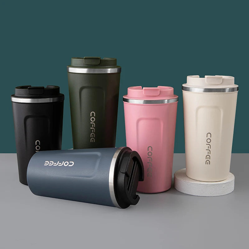 NEW 304 Double Wall Stainless Steel Vacuum Flask Outdoor Straight Body Water Bottle Customize logo Vacuum Coffee Mug
