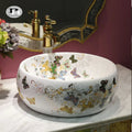 Jingdezhen Modern Ceramic Art Basins for Hotel Villa Washroom Use