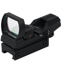 CVLIFE 1X22X33 Tactical Reflex Scope with Red Green Dot 20mm Aluminum Alloy Width Scopes & Accessories