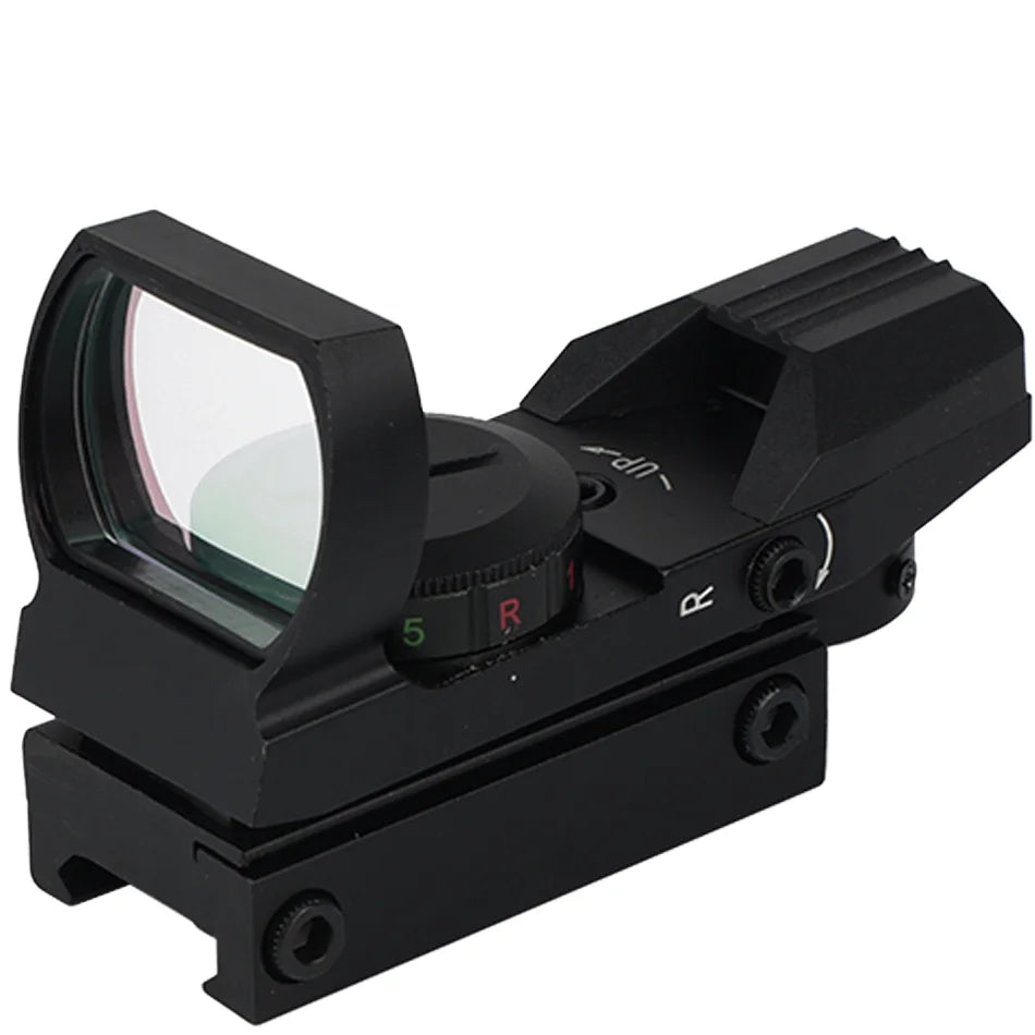 Hot Sale Foxspook 4 Reticle Stainless Steel Outdoor Optic Scope Red Green Reflex Red Dot Holographic Sight