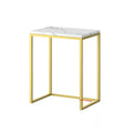 Factory Directly China Supplier Gold Round Metal Coffee Side Table with Tempered Glass for Living Room Hotel Furniture