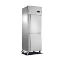 Commercial Upright Freezer Hotel Kitchen Stainless Steel Refrigerator Direct Cooling Refrigeration Equipment