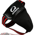 GINGPAI Red Black Adult Male MMA Jockstrap Sanda Taekwondo Kick Boxing Breathable Mesh Engineering Plastics Protection Guard