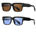 Custom Logo High Quality TAC Lens Y2k Uv400 Multiple Colors Thick Eyewear Square Rectangular Square UV400 Polarized Sunglasses