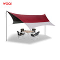 WOQI Lightweight Car Awning Sun Shelter Waterproof Rain Fly Tent Tarp for Camping Hiking and Backpacking