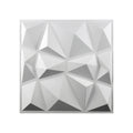 Sprayer Painting 3D Effect PVC White Diamond Wall Panels Papel Tapiz for Home Interior Decorations